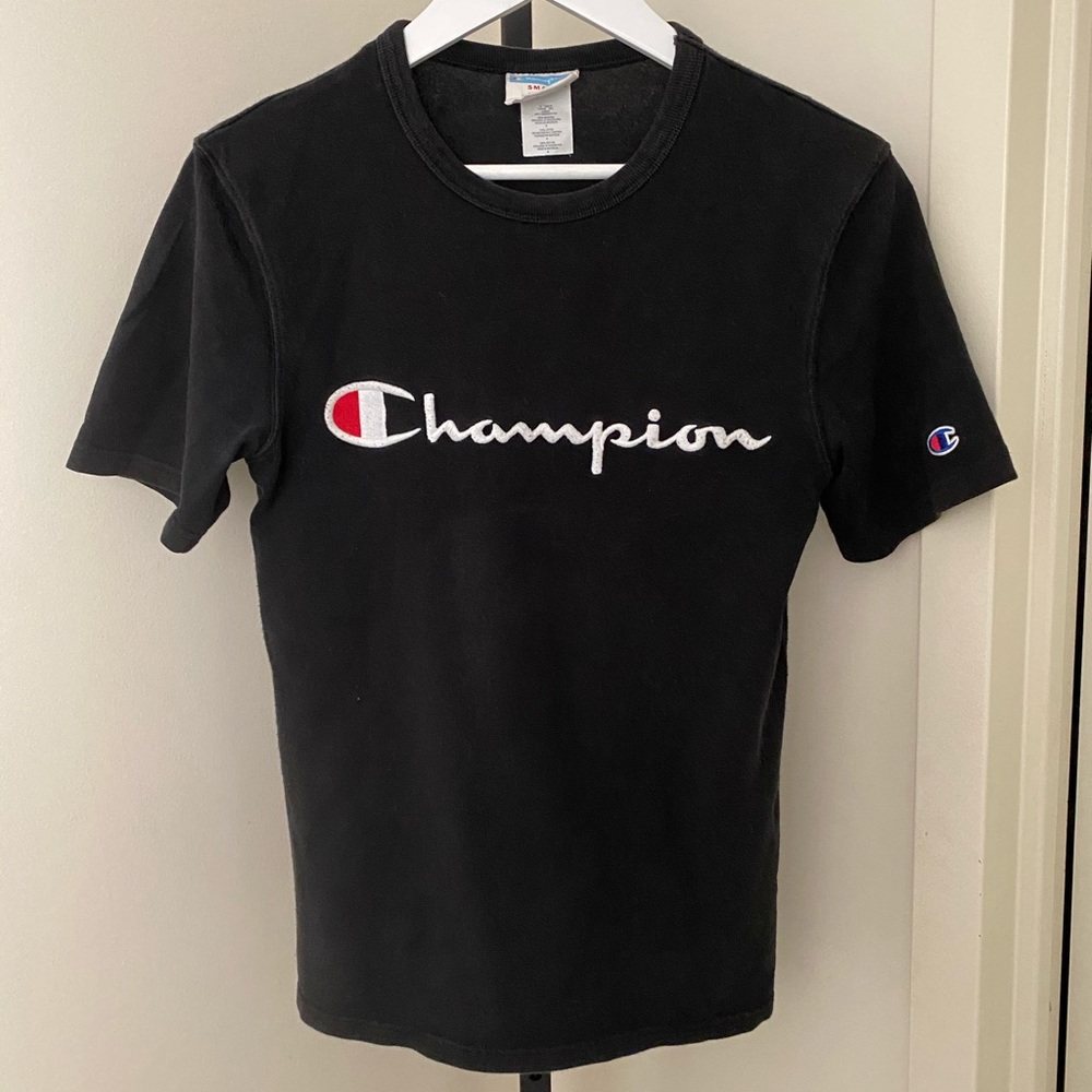 Vintage CHAMPION Black Tee